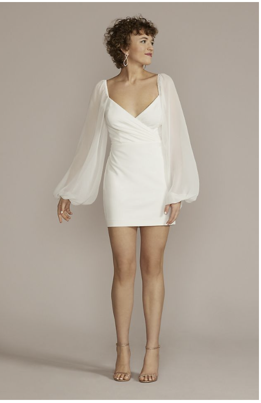David Bridal Mini Dress