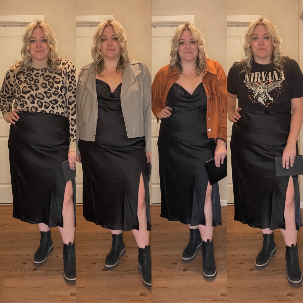 Plus Size Slip Dress Styling