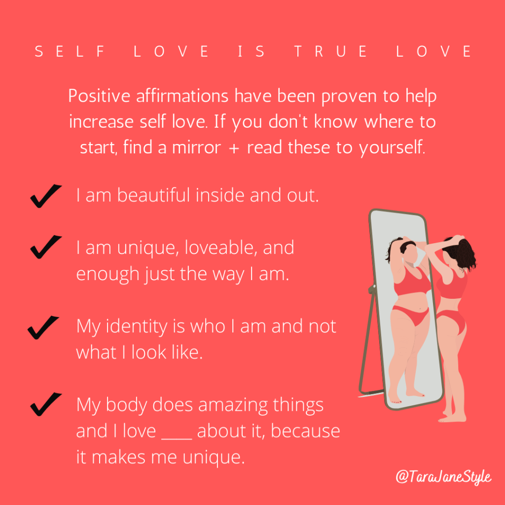 Positive Affirmations Tara Jane Style