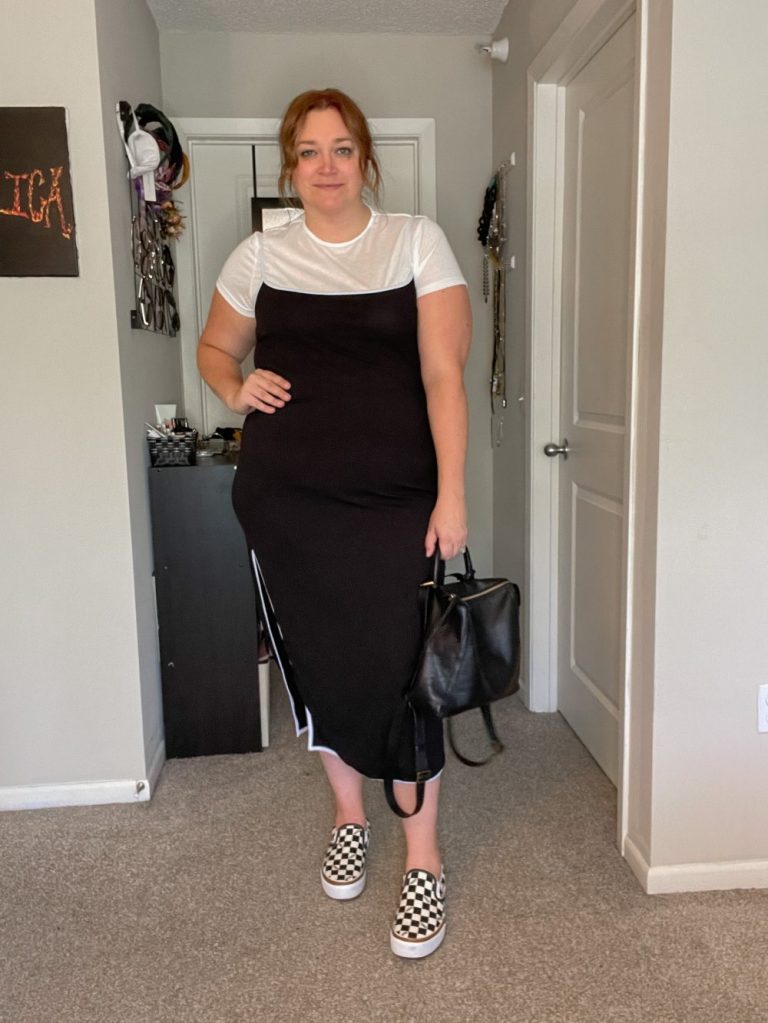 Plus Size 90s Dress Outfit