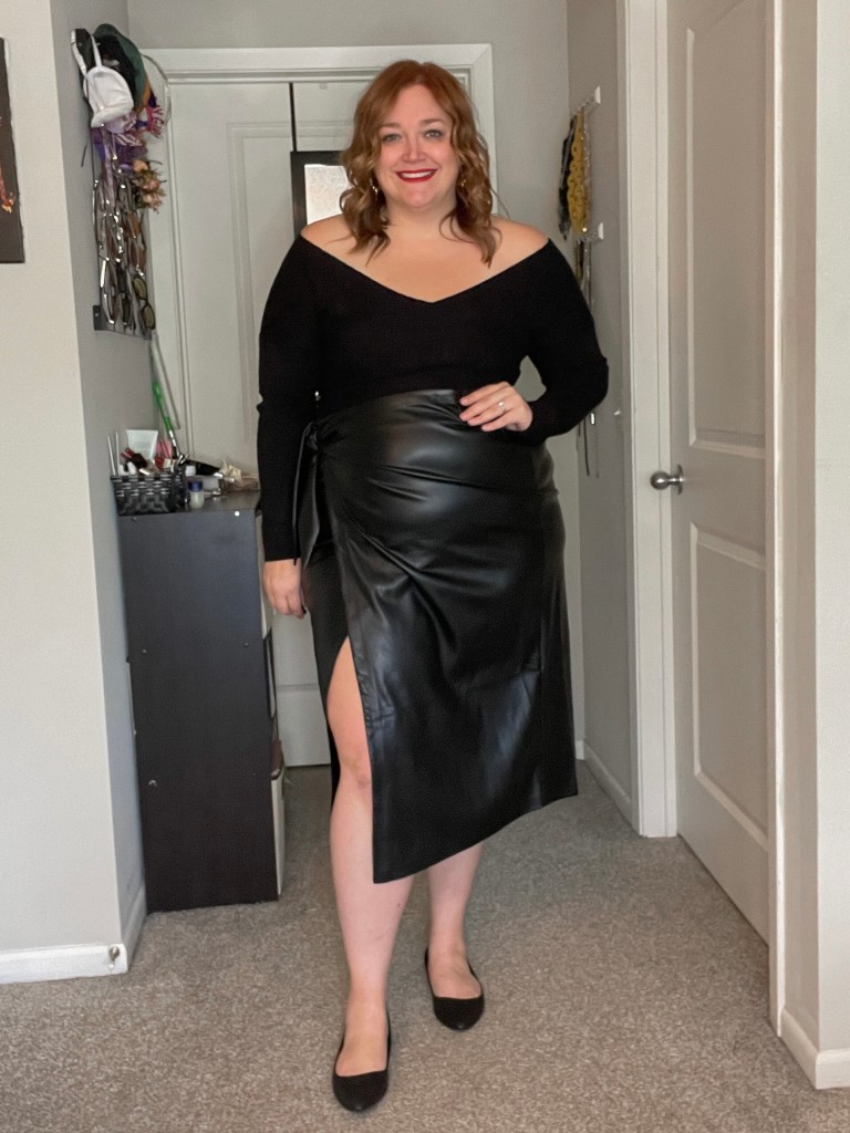 Plus Size Eloquii All Black Outfit
