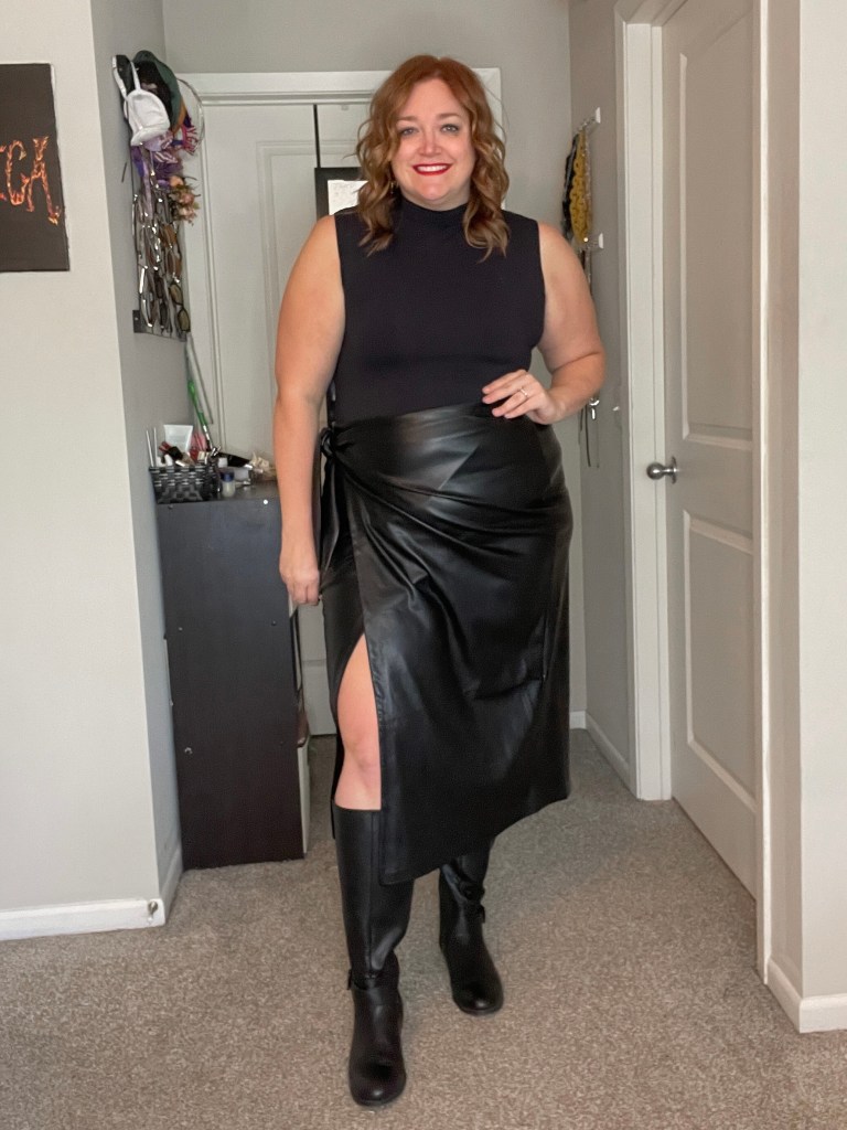 Plus Size Eloquii All Black Outfit