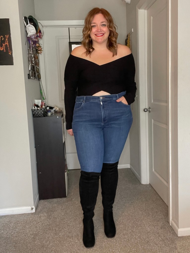 Plus Size Eloquii All Black Outfit