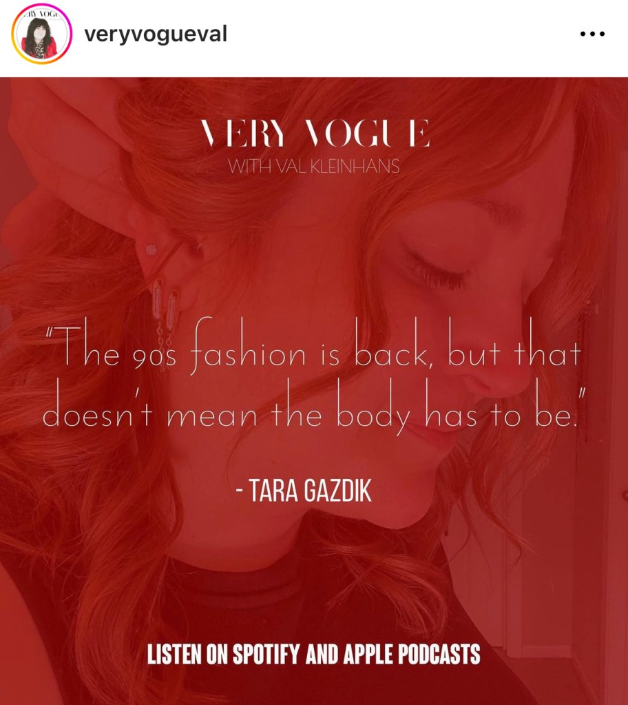 Very Vogue with Val Tara Jane Style Appearance