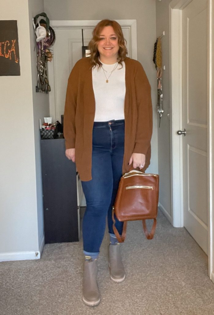 Brunch plus size cardigan outfits Tara Jane Style