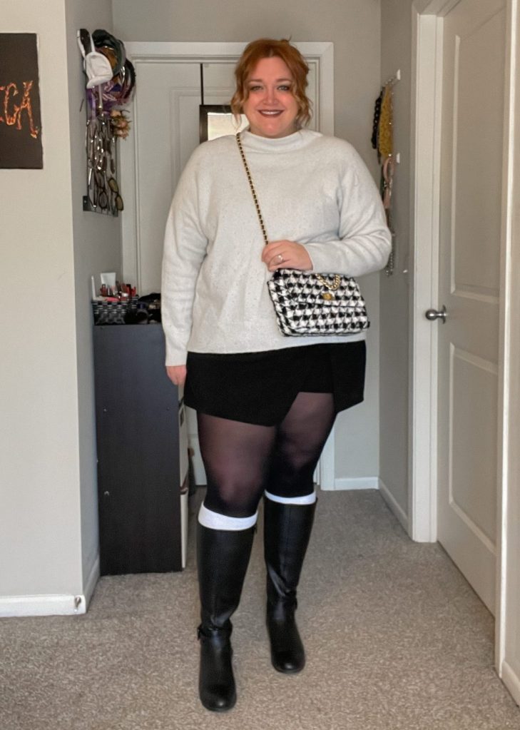 Turtleneck plus size outfit