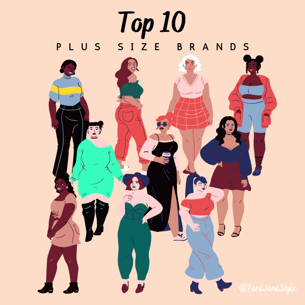 Top 10 Plus Size Brands Tara Jane Style