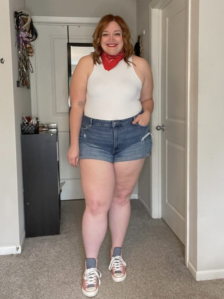Fourth of July Plus Size Outfit Inspiration Tara Jane Style
