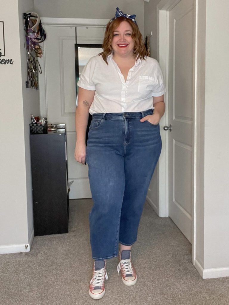 Fourth of July Plus Size Outfit Inspiration Tara Jane Style
