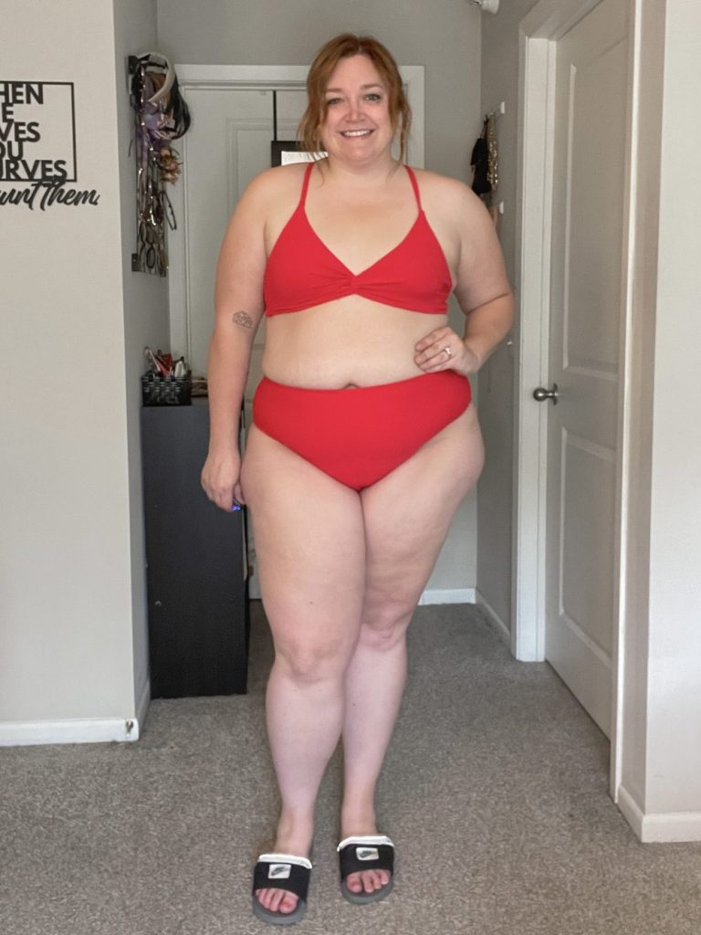Fourth of July Plus Size Swimsuit Inspiration Tara Jane Style