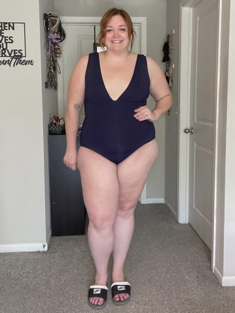 Fourth of July Plus Size Swimsuit Inspiration Tara Jane Style