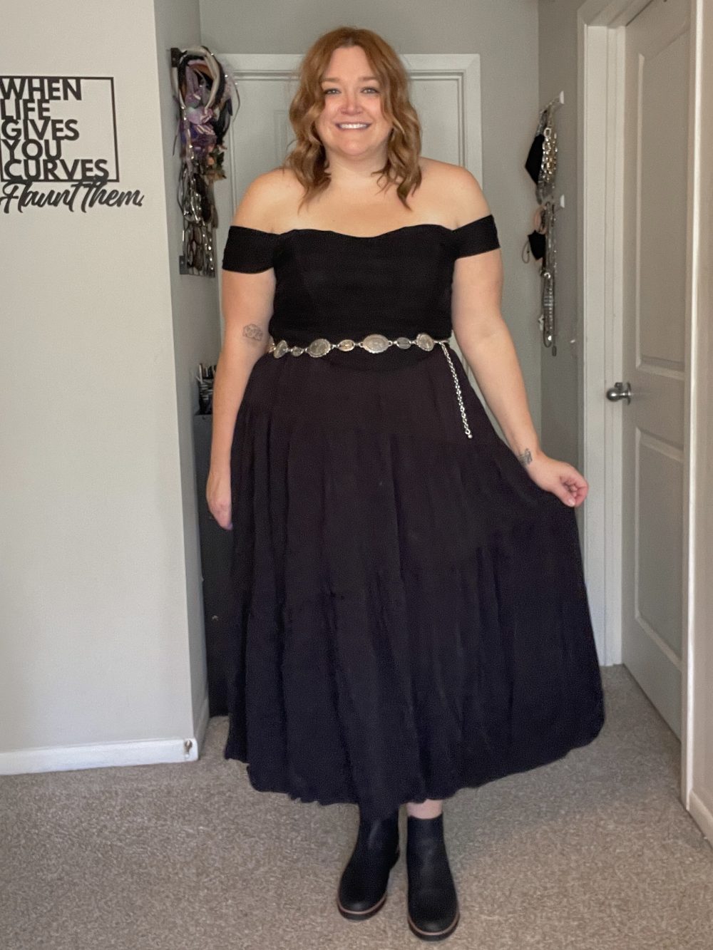 witchy cottagecore plus size fashion