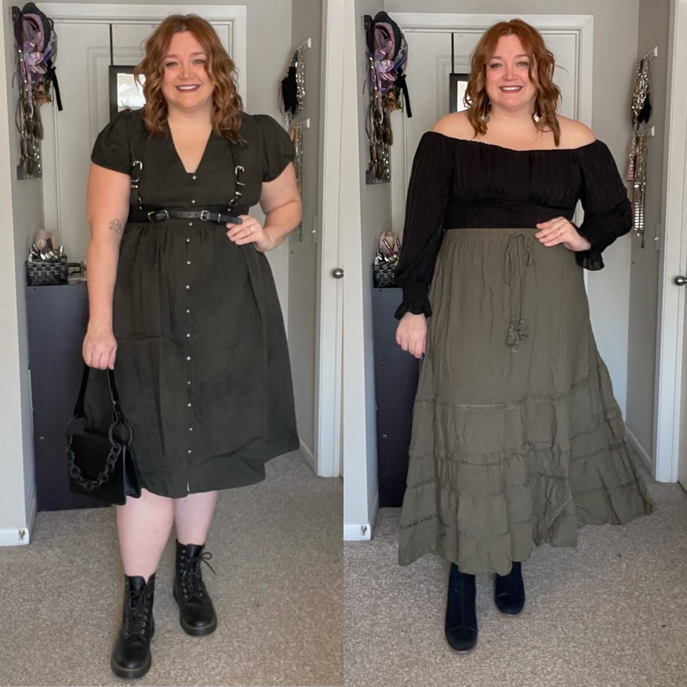 Green and Black- Plus Size Alternative Looks