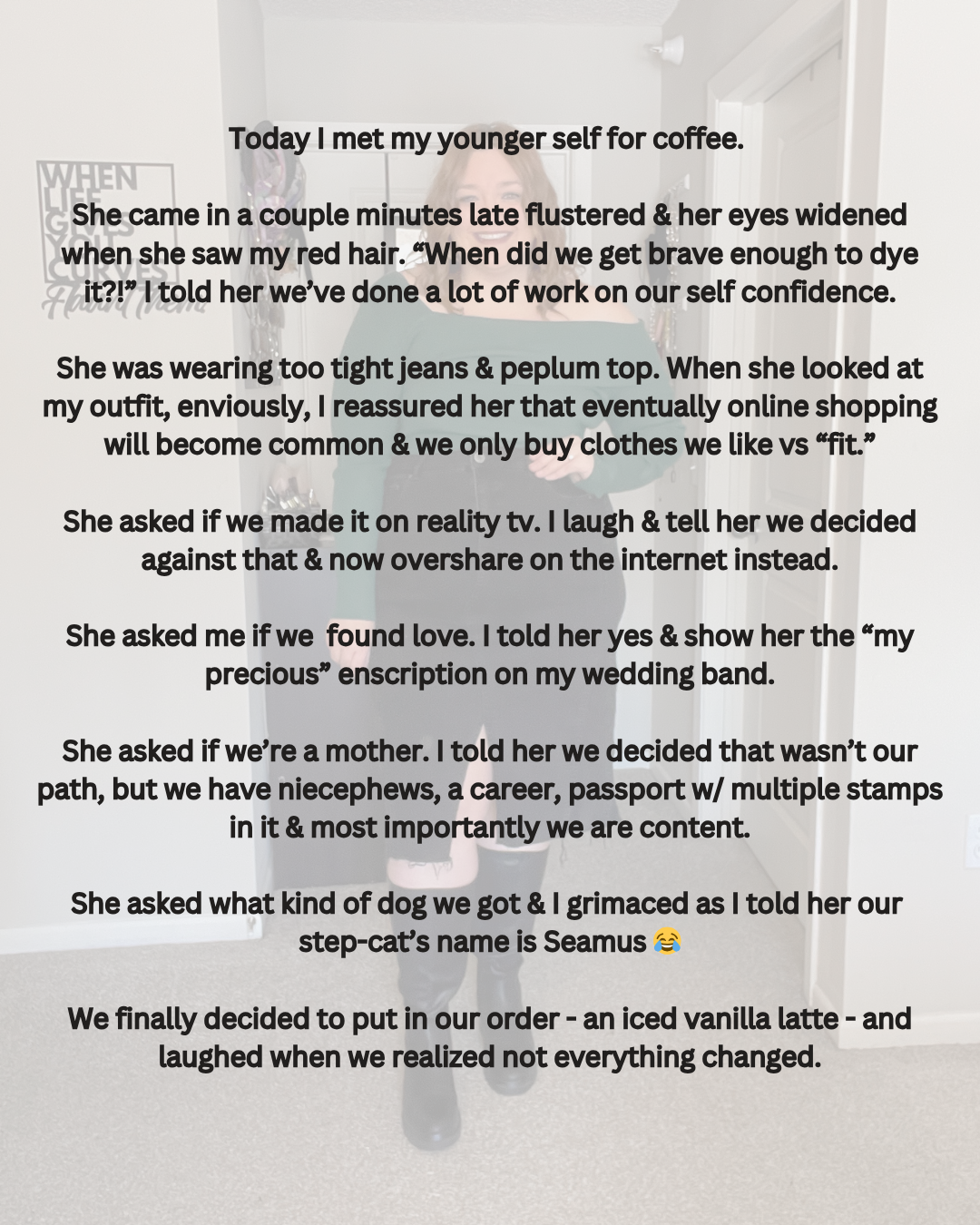 I Met My Younger Self For Coffee – Self Love Journey – Tara Jane Style