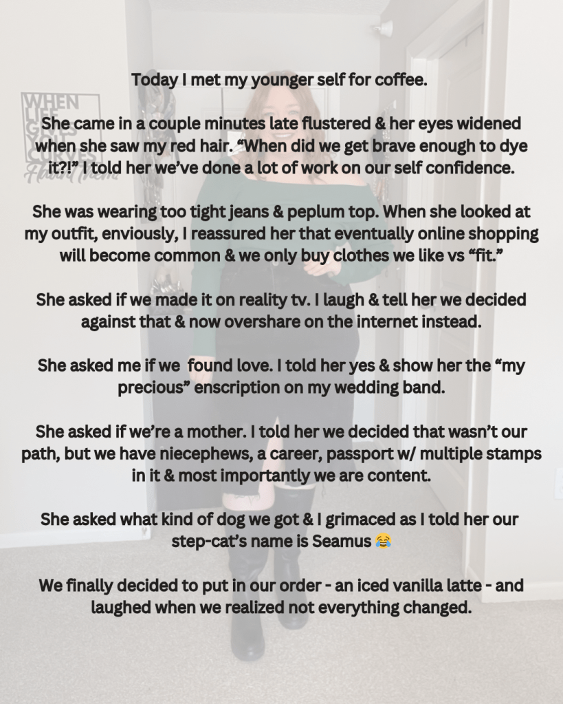 Younger Self for Coffee Tara Jane Style Version